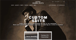 Desktop Screenshot of harrysuits.com